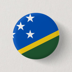 Flagge der Salomonen Button