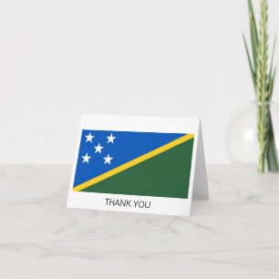 Flagge der Salomonen Dankeskarte