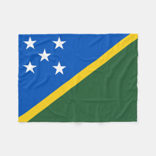 Flagge der Salomonen Fleecedecke