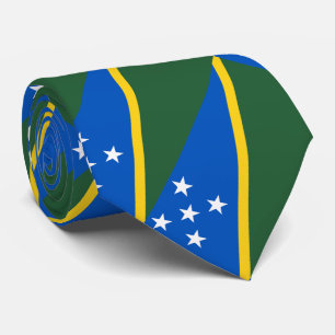 Flagge der Salomonen Krawatte