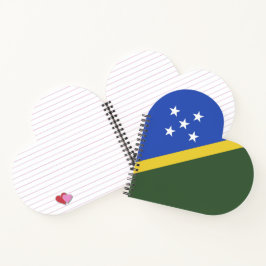 Flagge der Salomonen Notizbuch