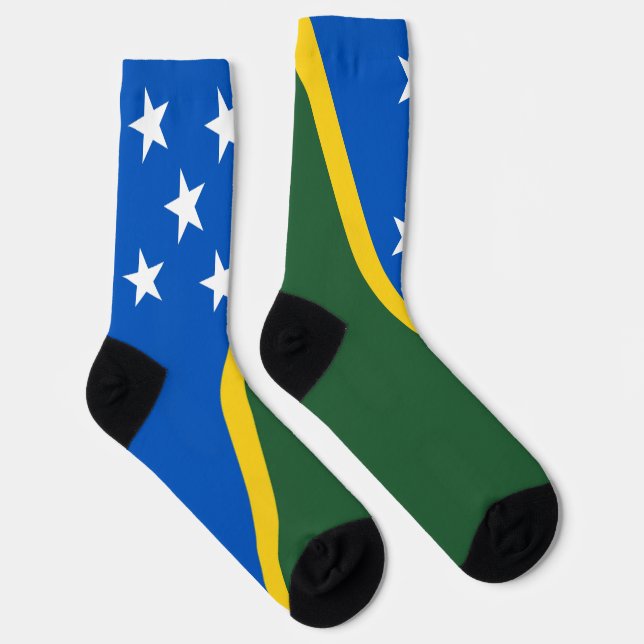 Flagge der Salomonen Socken (Rechts)