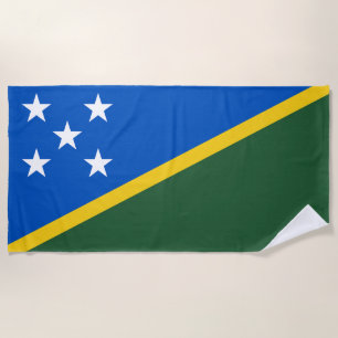 Flagge der Salomonen Strandtuch