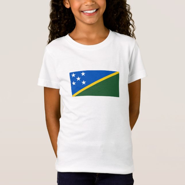Flagge der Salomonen T-Shirt (Vorderseite)
