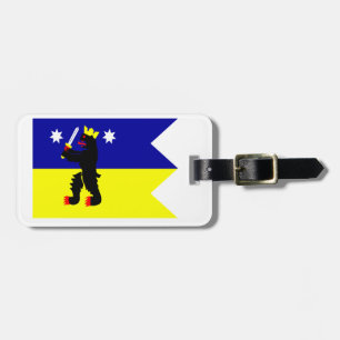 Flagge der Satakunta Region in Finnland Gepäckanhänger