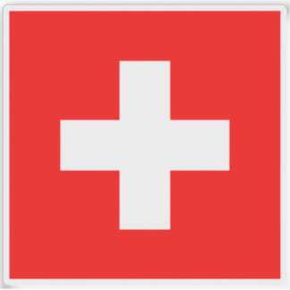 Flagge der Schweiz Aufkleber
