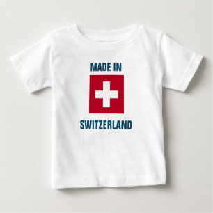 Flagge der Schweiz Baby T-shirt