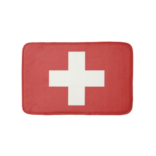 Flagge der Schweiz Badematte
