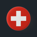 Flagge der Schweiz Button<br><div class="desc">Flagge der Schweiz</div>