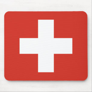 Flagge der Schweiz Mousepad