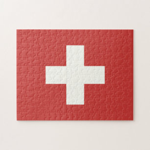 Flagge der Schweiz Puzzle