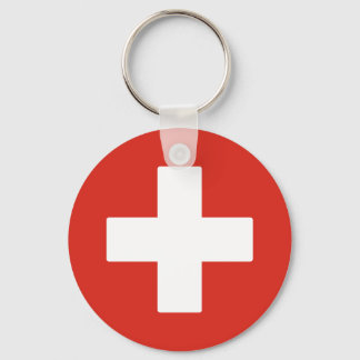Flagge der Schweiz Schlüsselanhänger