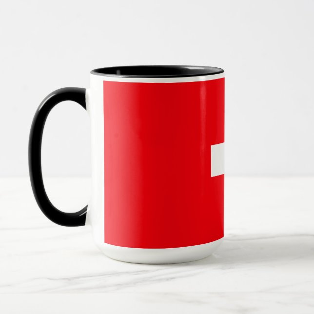Flagge der Schweiz Tasse (Links)