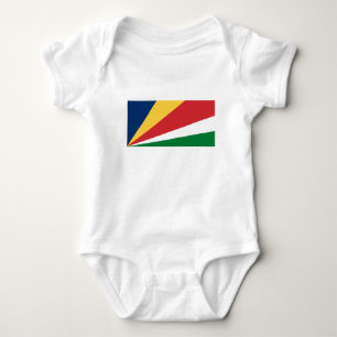 Flagge der Seychellen Baby Strampler