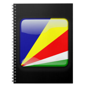 Flagge der Seychellen Notizblock