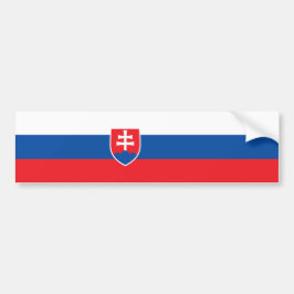 Flagge der Slowakei Autoaufkleber