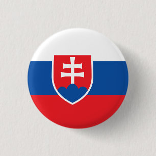 Flagge der Slowakei Button