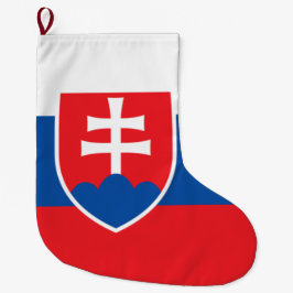 Flagge der Slowakei Großer Weihnachtsstrumpf