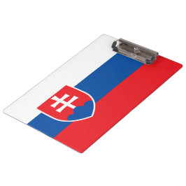 Flagge der Slowakei Klemmbrett