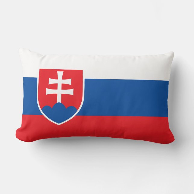 Flagge der Slowakei Lendenkissen (Vorderseite)