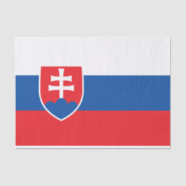 Flagge der Slowakei Seidenpapier