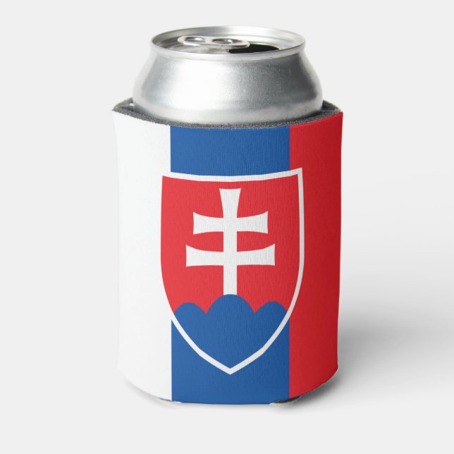 Flagge der Slowakei (vertikale Variante) Dosenkühler (Kanne Rückseite)