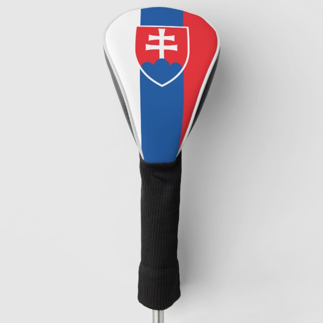Flagge der Slowakei (vertikale Variante) Golf Headcover (Vorderseite)