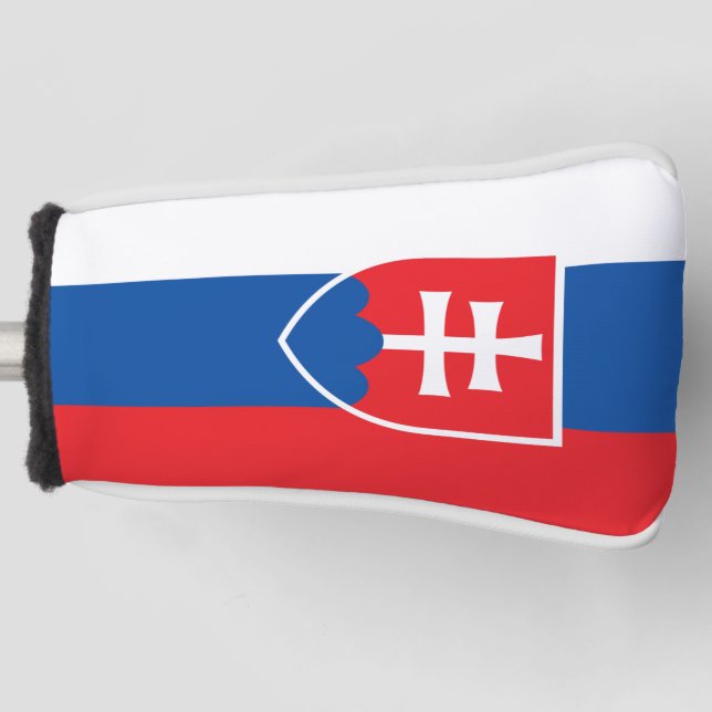 Flagge der Slowakei (vertikale Variante) Golf Headcover (Vorderseite)