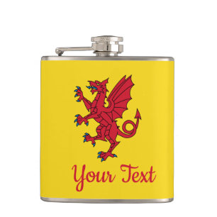 Flagge der Somerset Hip Flask Flachmann