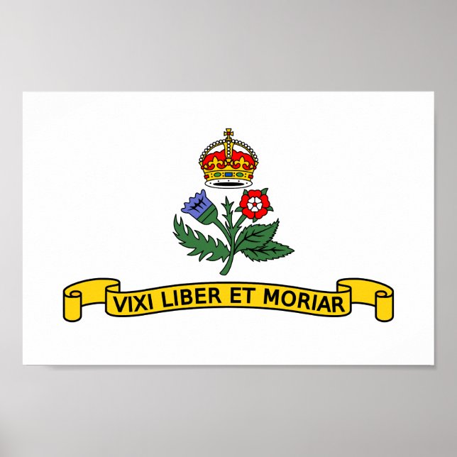 Flagge der Stadt Annapolis Poster (Vorne)