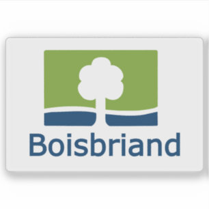 Flagge der Stadt Boisbriand, Quebec, Kanada Aufkleber