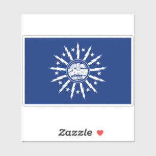 Flagge der Stadt Buffalo Aufkleber