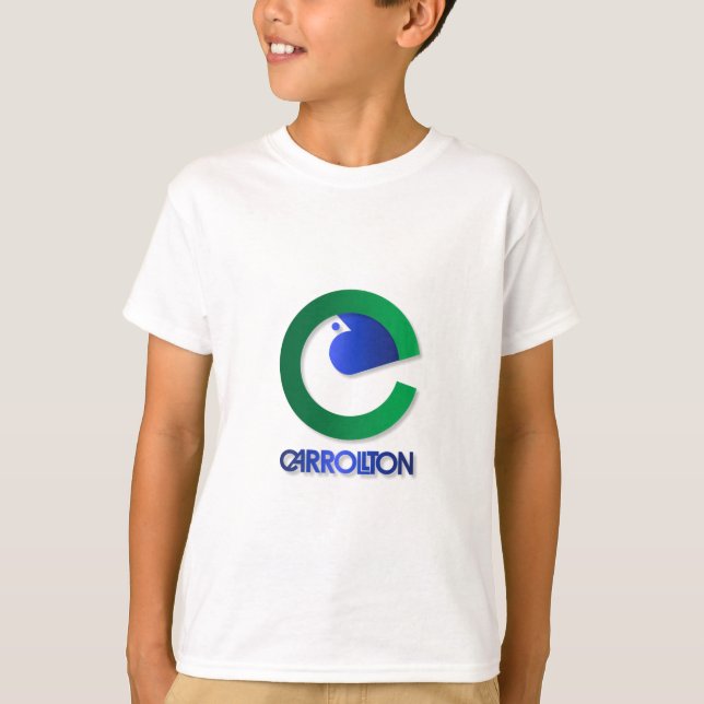 Flagge der Stadt Carrollton T-Shirt (Vorderseite)