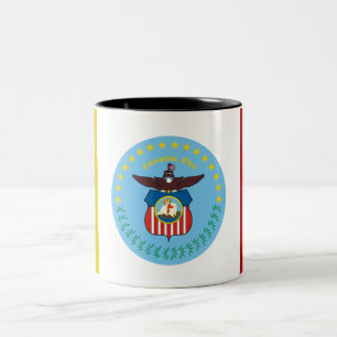 Flagge der Stadt Columbus Zweifarbige Tasse
