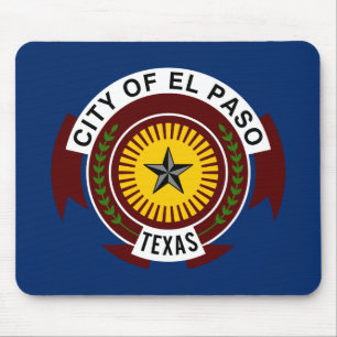 Flagge der Stadt El Paso, Texas Mouse Pad Mousepad