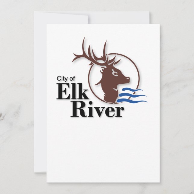 Flagge der Stadt Elk (Vorderseite)