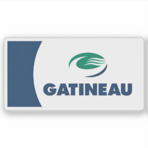 Flagge der Stadt Gatineau, Quebec, Kanada Aufkleber