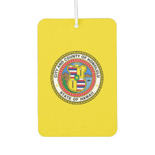 Flagge der Stadt Honolulu, Hawaii Golf-Hutclip Autolufterfrischer