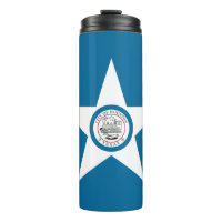 Flagge der Stadt Houston, Texas Thermal Tumbler