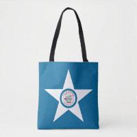 Flagge der Stadt Houston, Texas Tote Bag