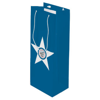 Flagge der Stadt Houston, Texas Wine Gift Bag Geschenktüte Für Weinflaschen