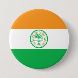 Flagge der Stadt Miami (Florida) Button
