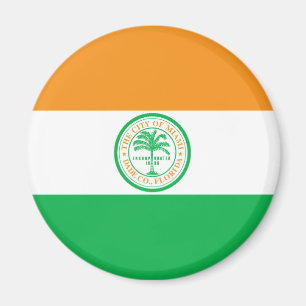 Flagge der Stadt Miami (Florida) Magnet