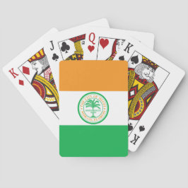 Flagge der Stadt Miami (Florida) Spielkarten