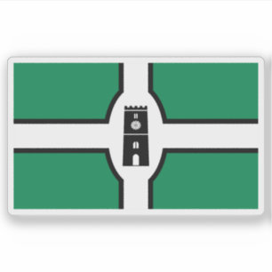 Flagge der Stadt Newton Abbot, England Aufkleber