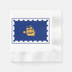 Flagge der Stadt Quebec Serviette