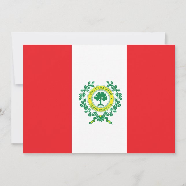 Flagge der Stadt Raleigh (Vorderseite)