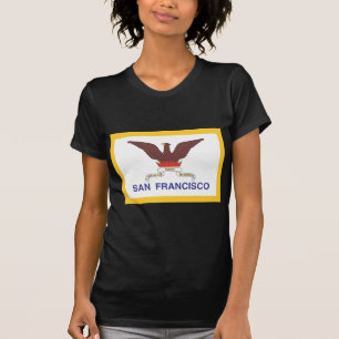 Flagge der Stadt San Francisco T-Shirt
