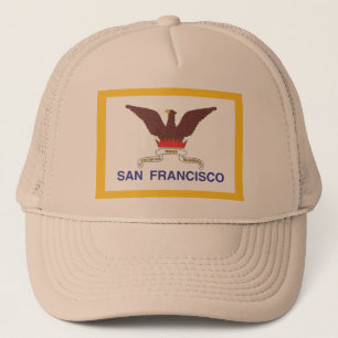 Flagge der Stadt San Francisco Truckerkappe
