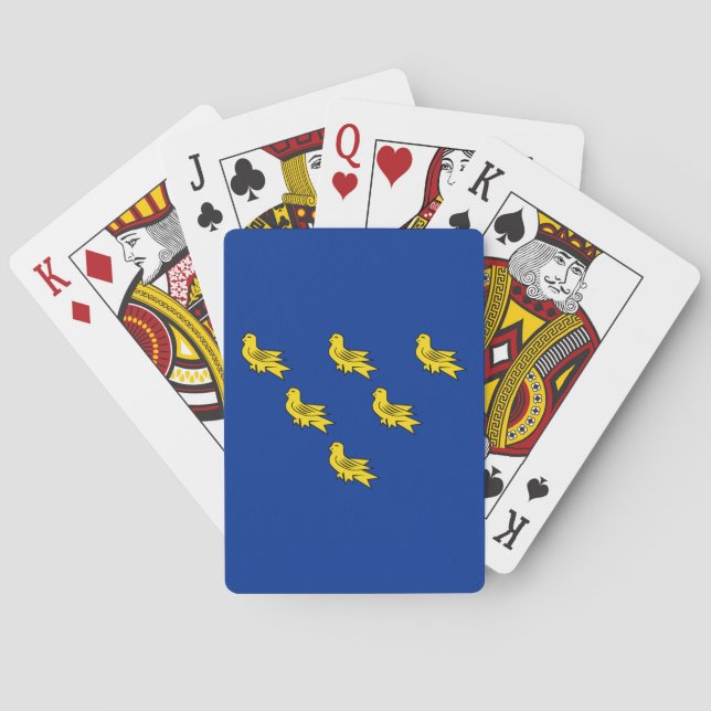 Flagge der Sussex Spielkarten (Rückseite)
